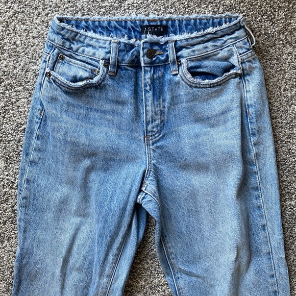 Denim - 1. State mom straight jeans